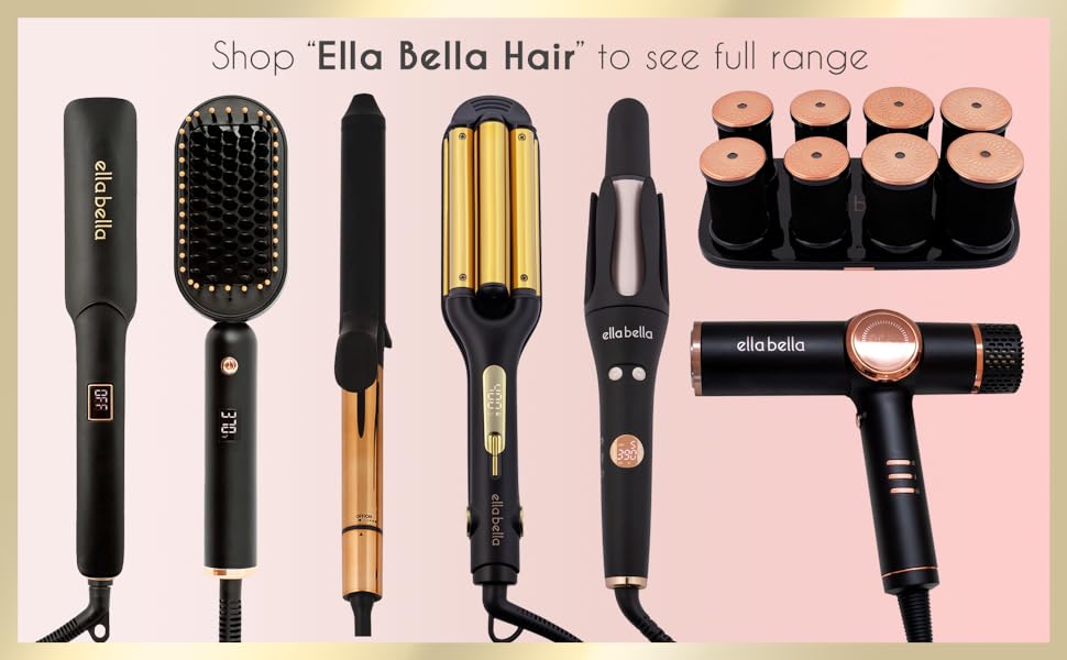 A range of hair care products sold by Ella Bella