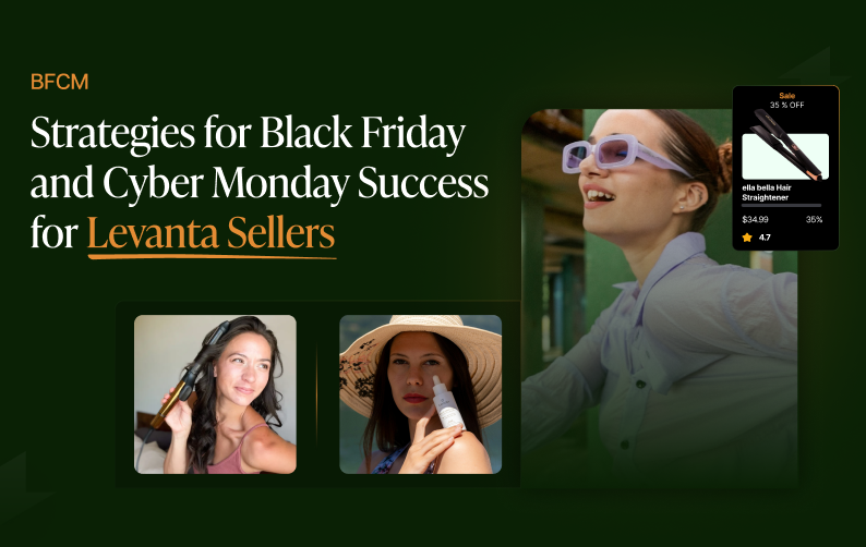 strategies for black friday and cyber monday success for levanta Sellers