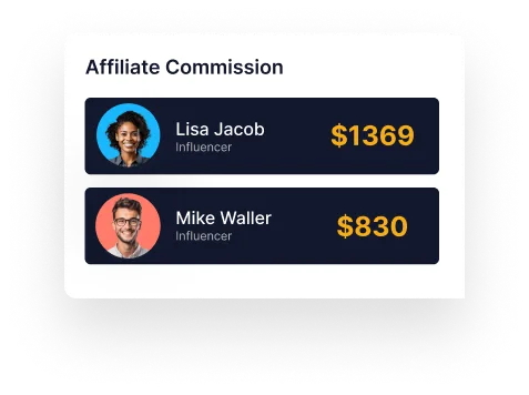 affiliate commission