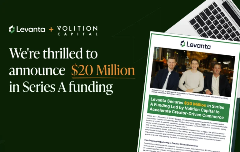 Driving the Future of Creator Commerce: Levanta Secures $20M in Series A Funding