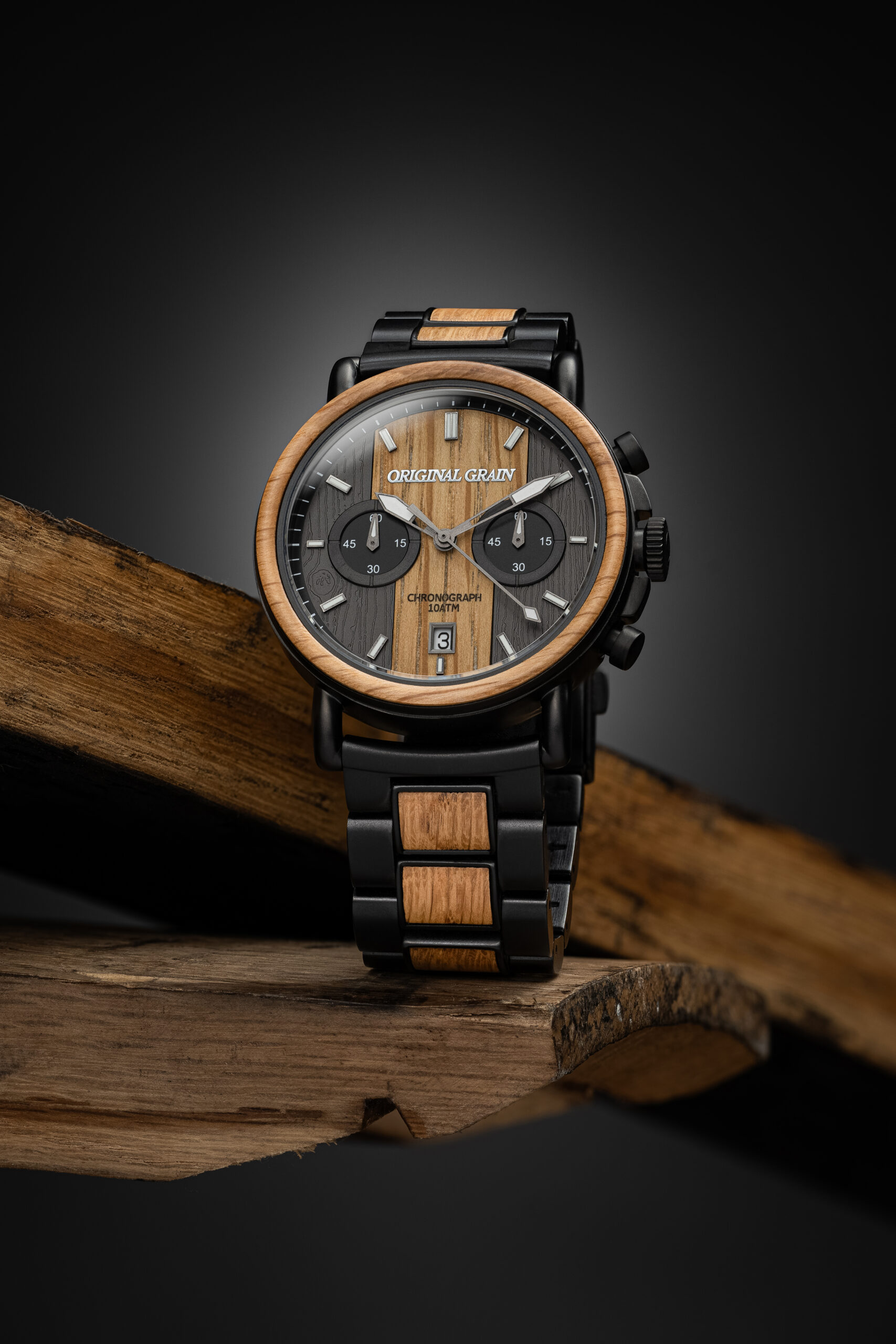 Original Grain Watch On Type of Watch Is Wood Made With