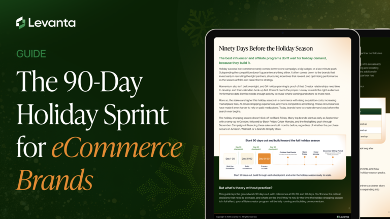 The 90-Day Holiday Sprint for eCommerce Brands